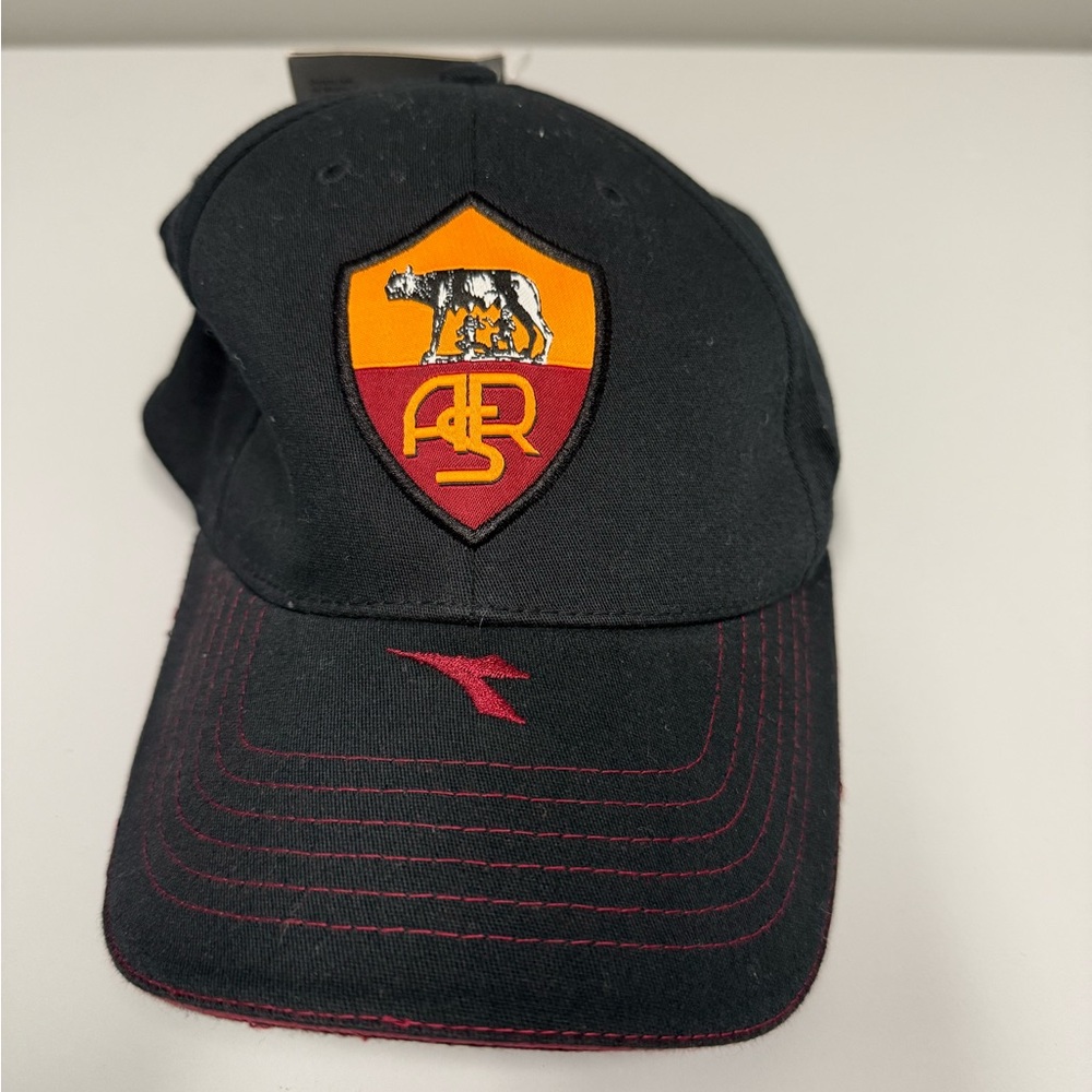 Diadora Roma Soccer Club Black Cap